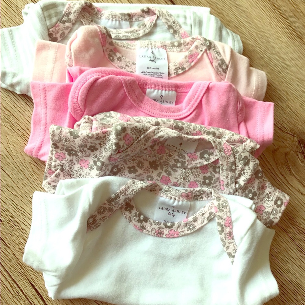 Laura Ashley Short Sleeve Onesie